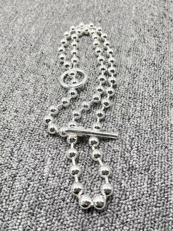 UNOde50 925 Silver Ball Necklace - Gift for Her