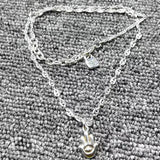UNOde50 Silver Palm Pendant Necklace Holiday Jewelry Gift