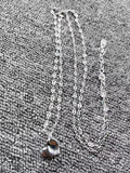 UNOde50 Heart Pendant Necklace Silver