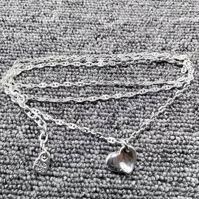 UNOde50 Silver Heart Pendant Necklace Jewelry