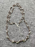 UNOde50 Electroplated 925 Silver Ball Knot Necklace