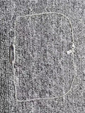 Electroplated 925 Silver Nameplate Love and Lucky Necklace