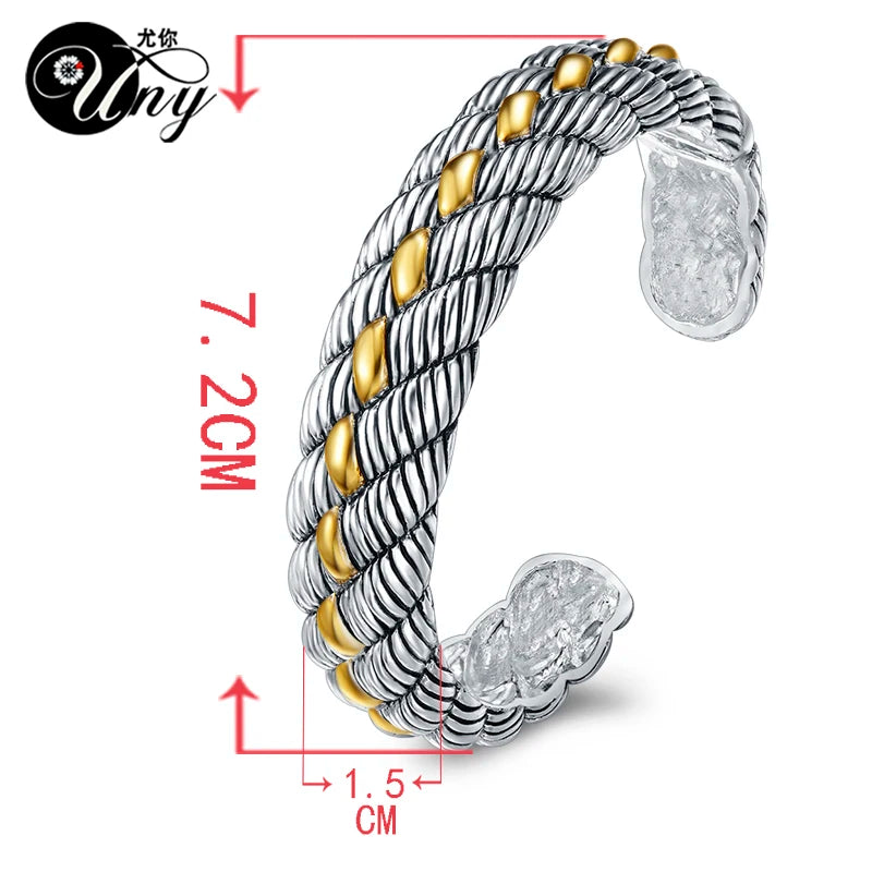 Antique Cable Wire Bracelet Vintage Bangles Christmas Cuff Bracelets