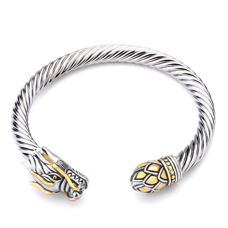 Dragon Bracelet Vintage Bangles Women Cuff