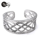 Antique Spring Hinge Bangle Twisted Cable Wire Weave Bracelet