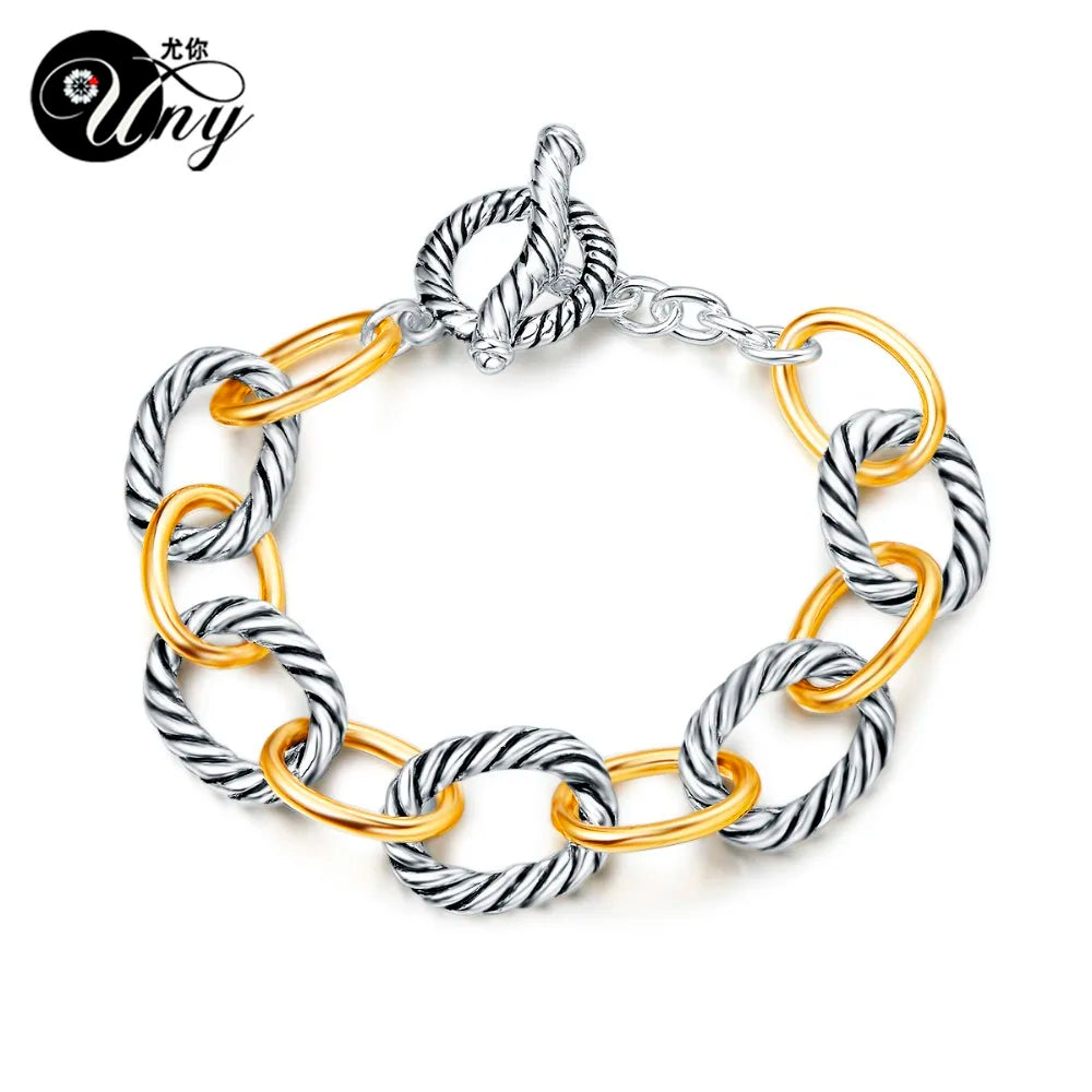 David Inspired Antique Cable Wire Bracelet