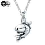 Fish Pet Urn Ash Necklace Cremation Ashes Perfume Bottle