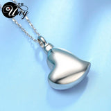 Heart Pet Urn Ash Necklaces Pendants Perfume bottle Memorial Ashes Urns