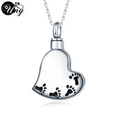 Heart Pet Urn Ash Necklaces Pendants Perfume bottle Memorial Ashes Urns