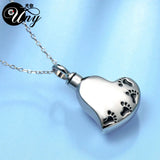 Heart Pet Urn Ash Necklaces Pendants Perfume bottle Memorial Ashes Urns