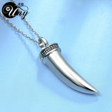 Horn Pet Ash Urn Keepsake Necklace Perfume Bottle Memorial Ashes