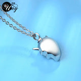 Skull Ashes Cremation Urn Necklace Pendant Keepsake Memorial Ashes