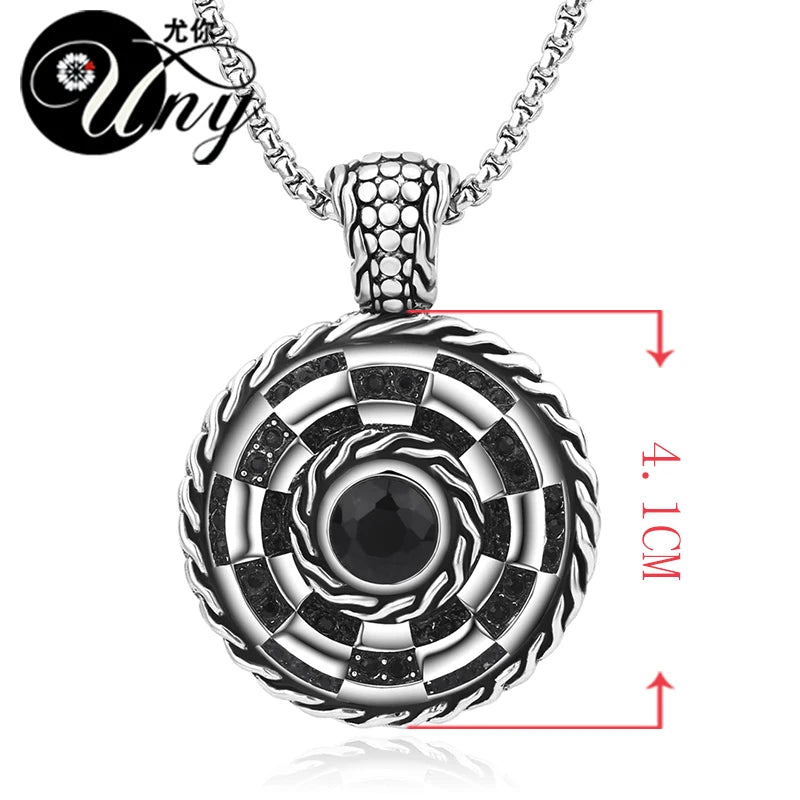 Round Necklace Pendant Vintage Antique Necklace Pendant