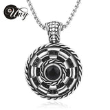Round Necklace Pendant Vintage Antique Necklace Pendant