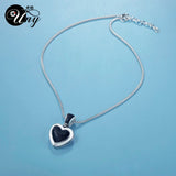 Antique Heart Pendant Necklace for Women