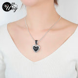Antique Heart Pendant Necklace for Women
