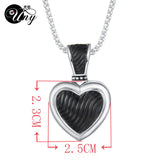 Antique Heart Pendant Necklace for Women