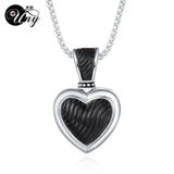 Antique Heart Pendant Necklace for Women
