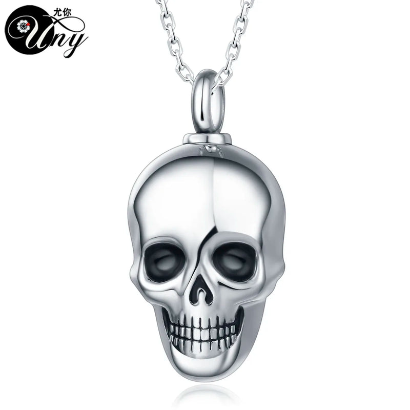 Skull Pet Urn Ashes Pendant Perfume Bottle Memorial Ash Keepsake