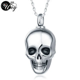 Skull Pet Urn Ashes Pendant Perfume Bottle Memorial Ash Keepsake