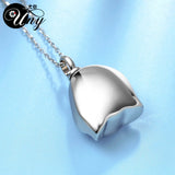 Skull Pet Urn Ashes Pendant Perfume Bottle Necklace