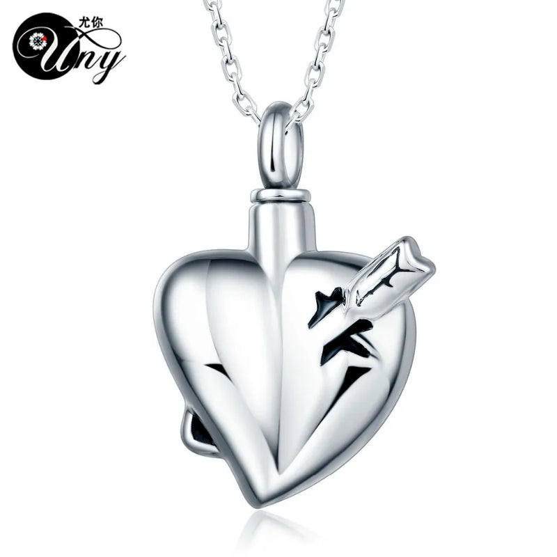 Heart Pet Urn Cremation Ash Necklaces