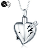 Heart Pet Urn Cremation Ash Necklaces