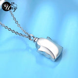 Urn Keepsake Necklace Pendant Cremation Jewelry Memorial Ashes Pendant