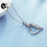 Cremation Keepsake Ash Urn Necklaces Pendants Heart Funeral Pets Ash Pendants