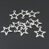 UOK036 Stainless Steel Five-point Star Charms Pendant