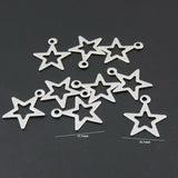 UOK036 Stainless Steel Five-point Star Charms Pendant