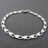 Stainless Steel Link Chain Bracelet for Women Girl's Party Gift