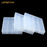 24 Compartment Plastic Storage Box Tool Case Craft Organizer Jewelry Container