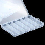 24 Compartment Plastic Storage Box Tool Case Craft Organizer Jewelry Container