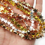 Star Hematite Beads Natural Stone Spacer Charms