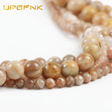 Sun Stone Beads Round Spacer Beads 4/6/8/10/12MM