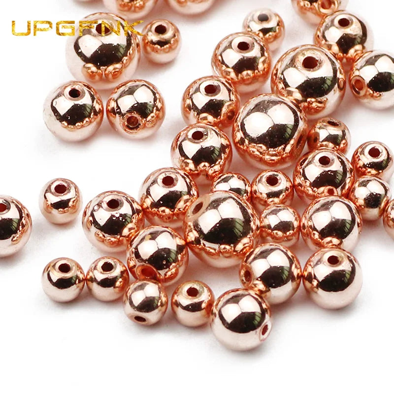 Rose Hematite Natural Stone Round Beads for Jewelry Making