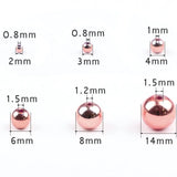 Rose Hematite Natural Stone Round Beads for Jewelry Making