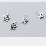 925 Sterling Silver Star Pig Pendant Charms for Women Jewelry