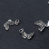 925 Silver Vintage Butterfly Charms for Bracelets