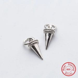 925 Silver Rivet Charm Jewelry Findings for DIY Bracelet