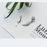 925 Sterling Silver Angel Wings Pendant Charms for Bracelet