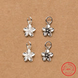 925 Silver Bauhinia Flower Charms for DIY Bracelets & Necklaces