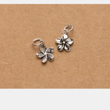 925 Silver Bauhinia Flower Charms for DIY Bracelets & Necklaces