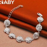 925 Silver Rose Jewelry Set for Wedding Party