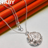 925 Silver Rose Jewelry Set for Wedding Party