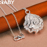 925 Silver Rose Jewelry Set for Wedding Party
