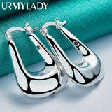 925 Silver Battleax Earrings Women Wedding Charm Jewelry
