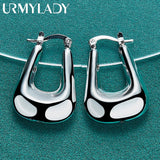 925 Silver Battleax Earrings Women Wedding Charm Jewelry