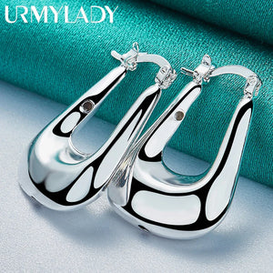 925 Silver Battleax Earrings Women Wedding Charm Jewelry